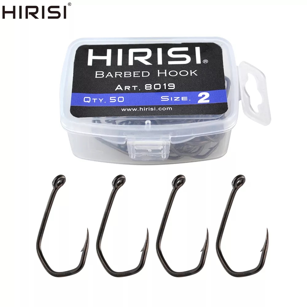 50pcs Carp Fishing Hooks Barbe – Fishing Hook Assortment Bewertung und Preis