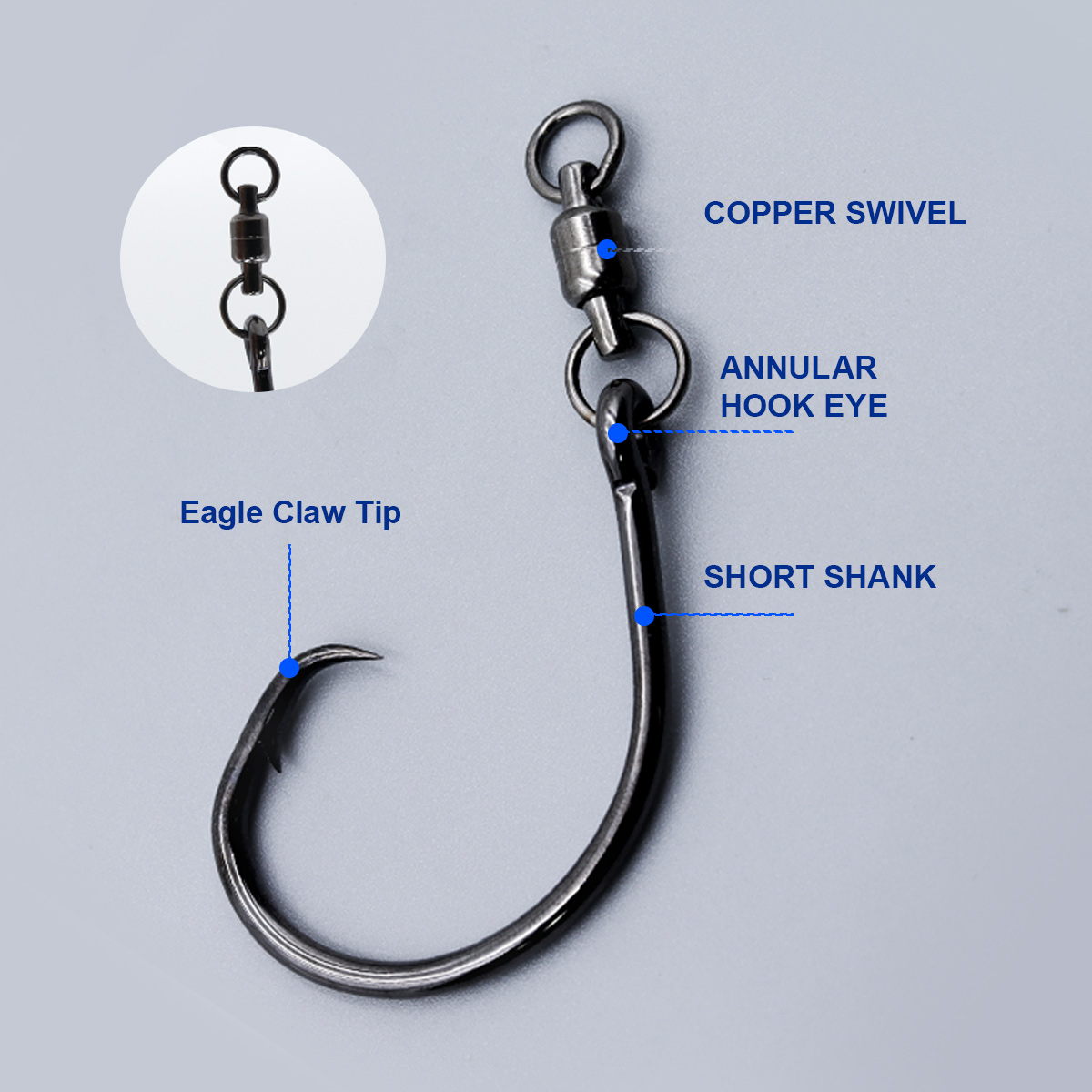 ZYZHE 3pcs/Bag Circle Hooks Wi – Fishing Hook Barbless Bewertung und Preis