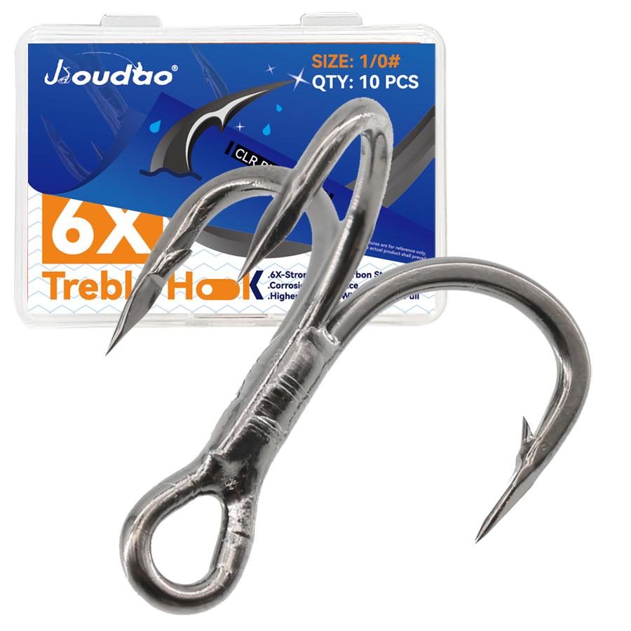 6X Fishing Treble Hook 10Pcs T – Fishing Hook Barbless Bewertung und Preis