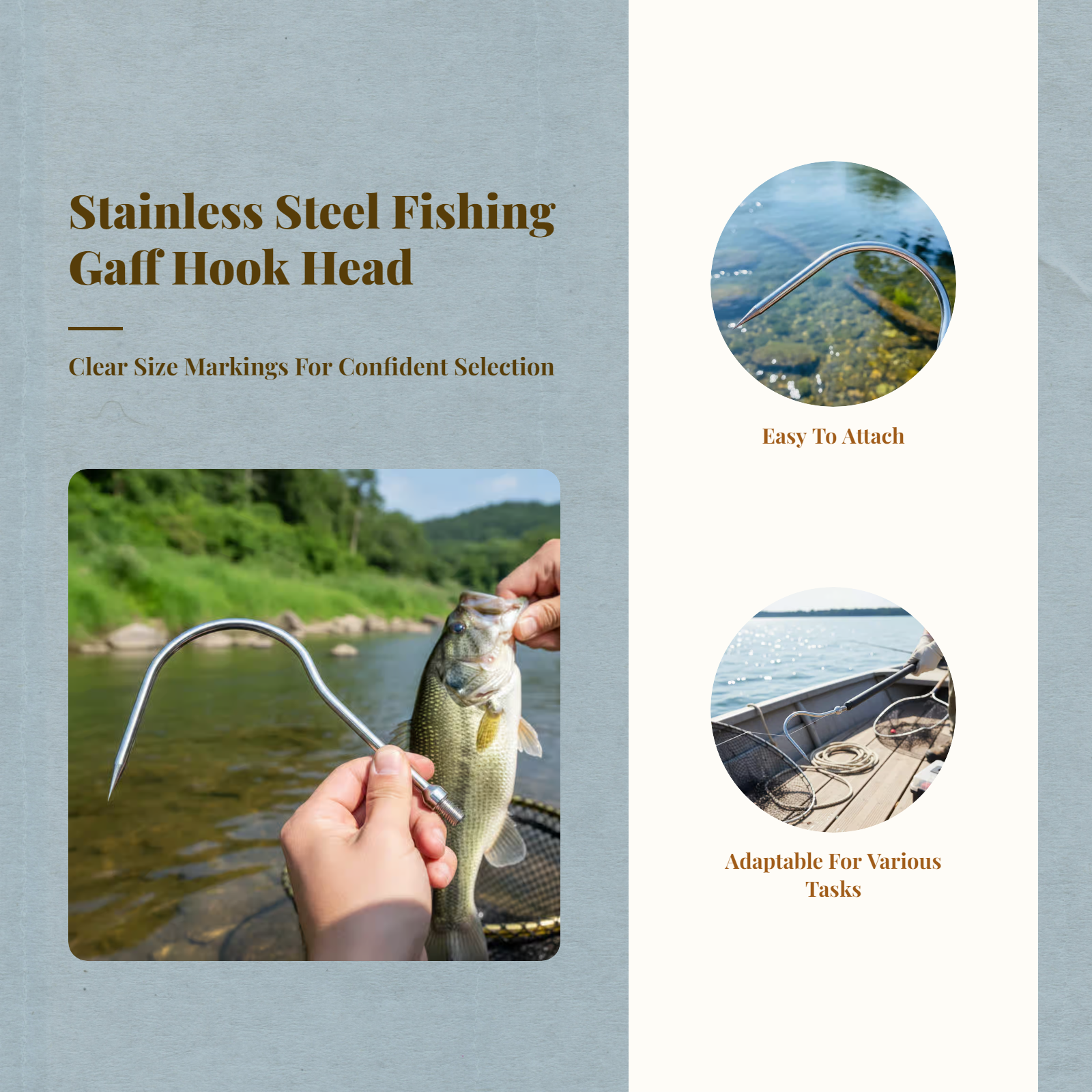 Fishing Sickle Head Stainless  – Fishing Hook Bewertung und Preis