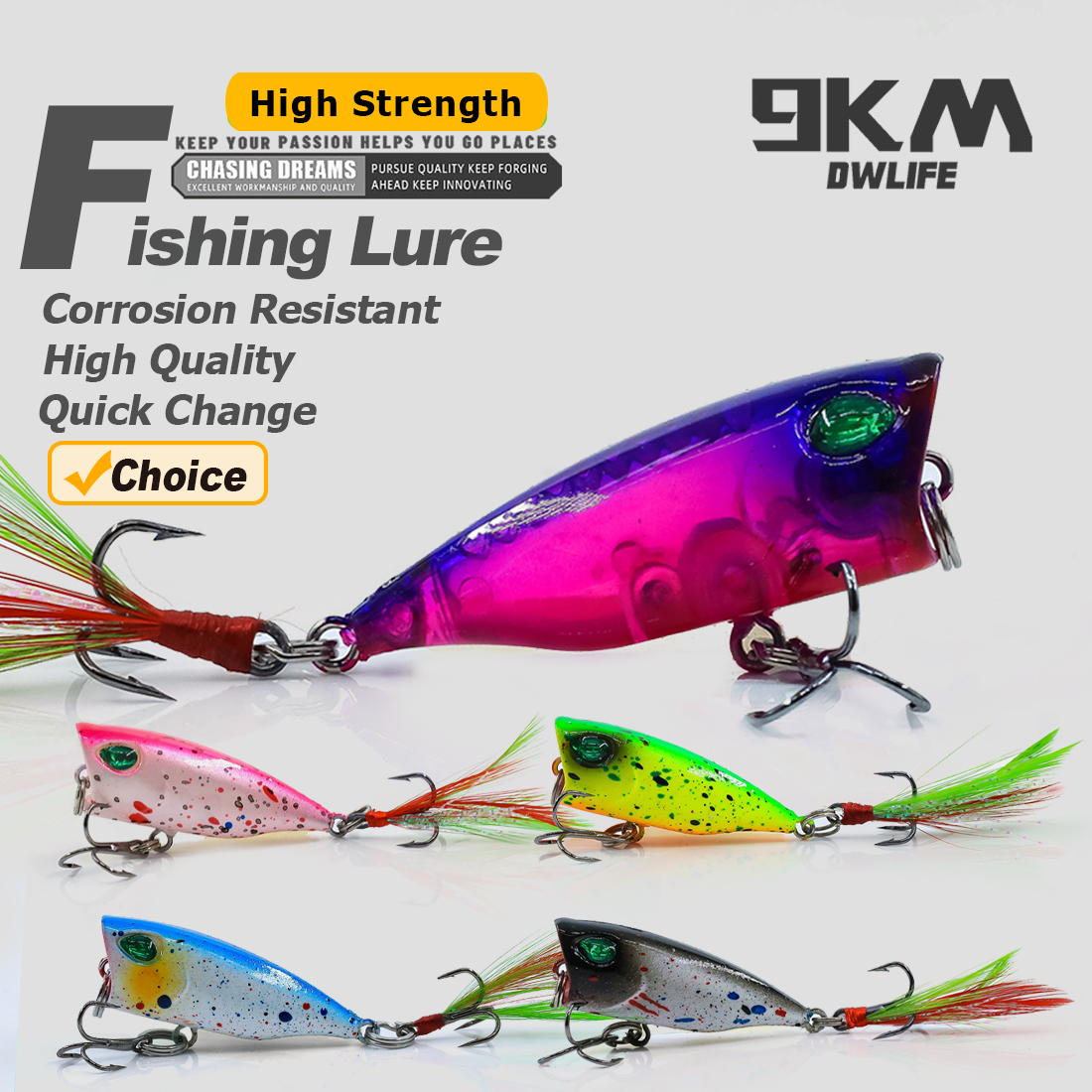 Minnow Lures Popper Set Crankb – Fishing Hook Treble Bewertung und Preis