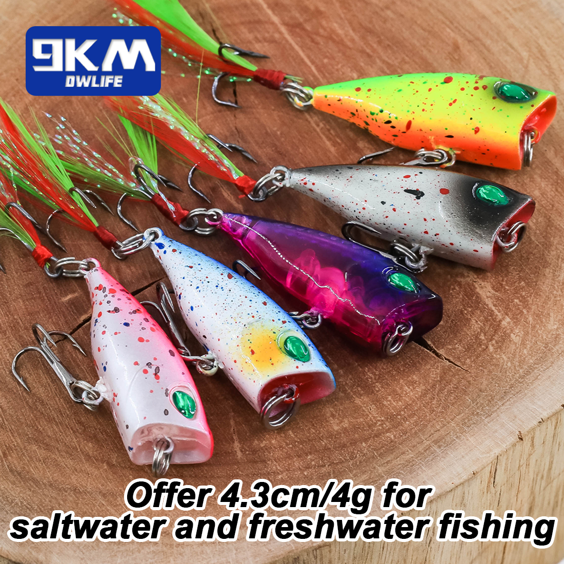 Minnow Lures Popper Set Crankb – Fishing Hook Treble Bewertung und Preis