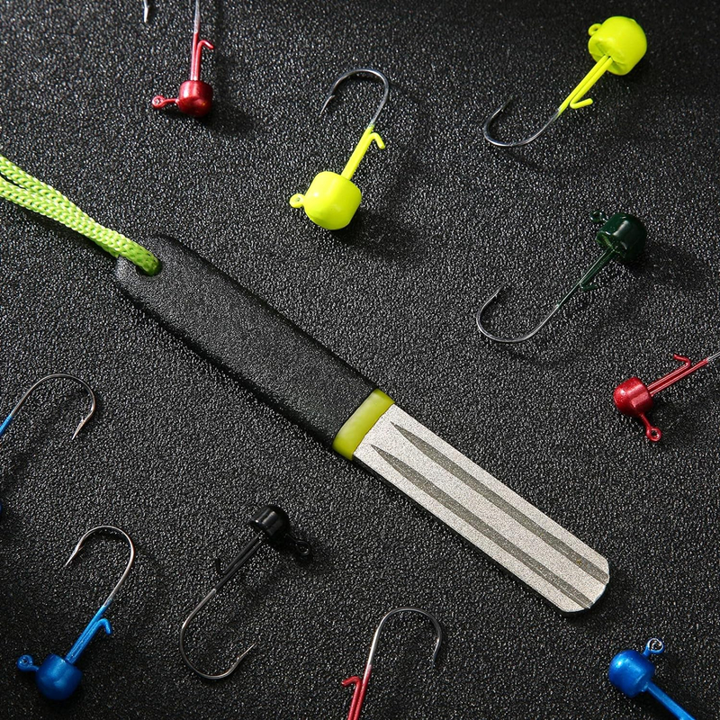 4 Colors Portable Outdoor Doub – Fishing Hook Sharpener Bewertung und Preis