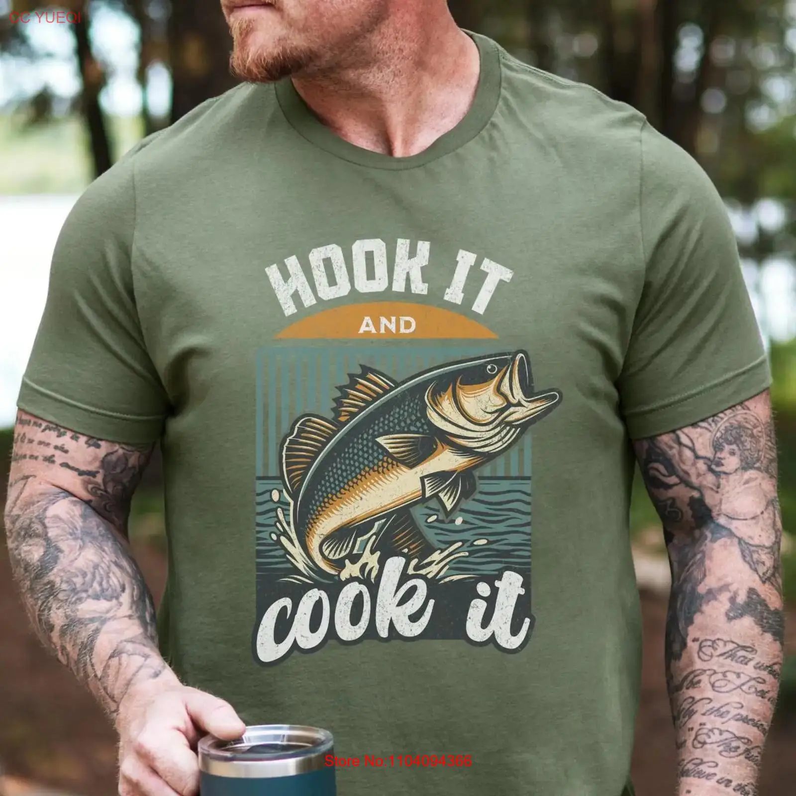 Vintage Bass Fishing T Shirt H – Fishing Hook Bewertung und Preis