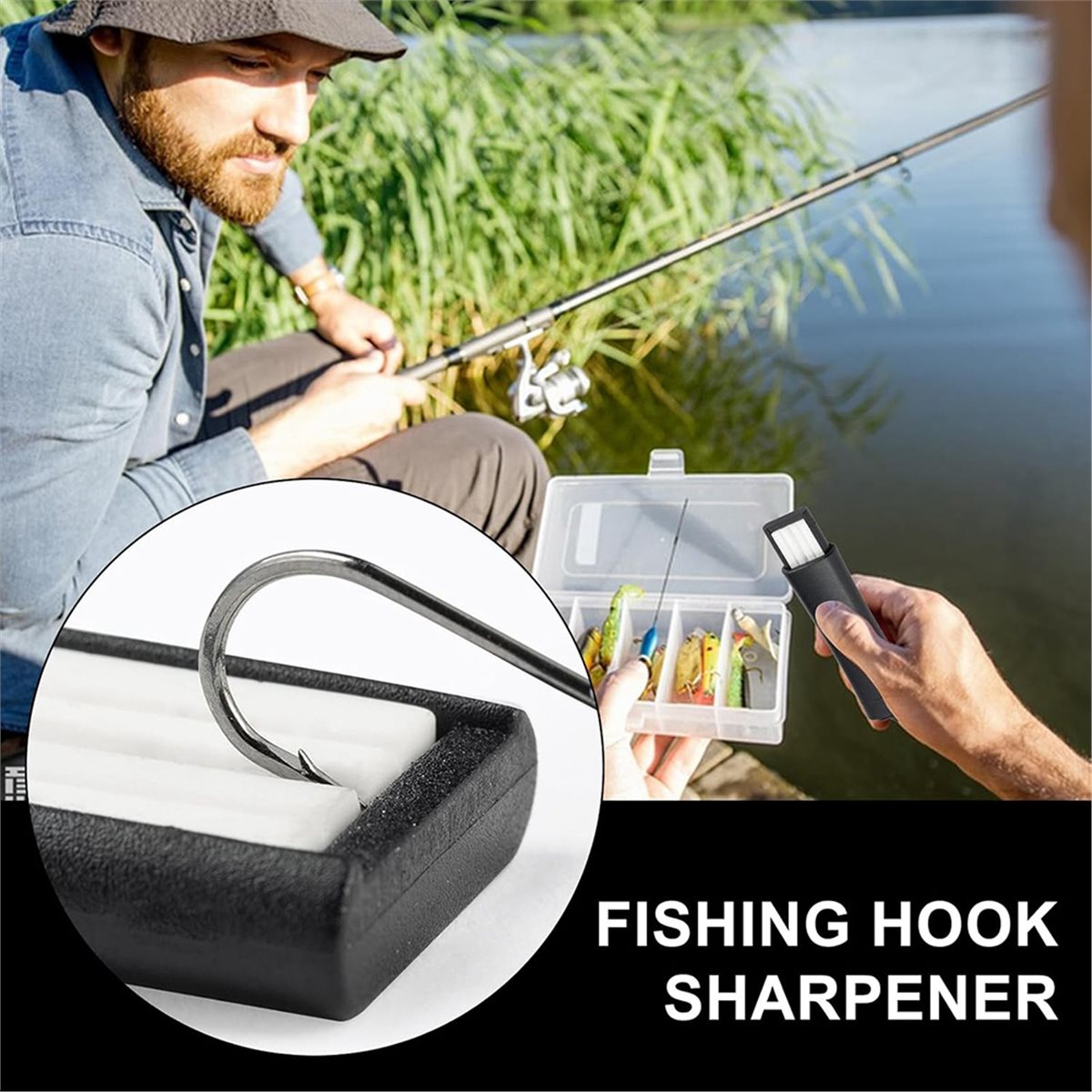 Fishing Hook Sharpener - Compa – Fishing Hook Bewertung und Preis