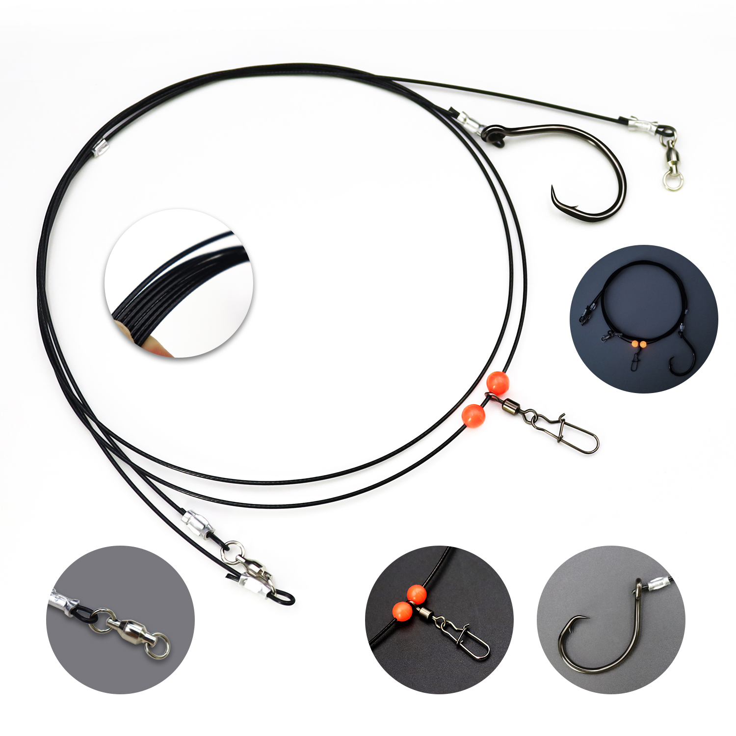 ZYZHE 1pc Sea Fishing Rigs Wit – Fishing Hook Circle Bewertung und Preis