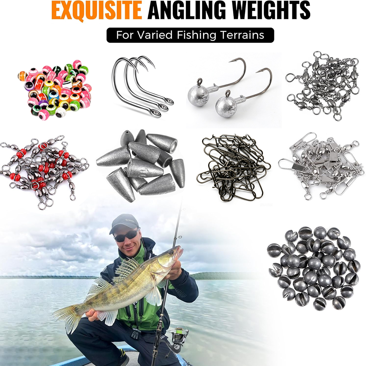 187pcs Fishing Accessories Kit – Fishing Hook Box Bewertung und Preis